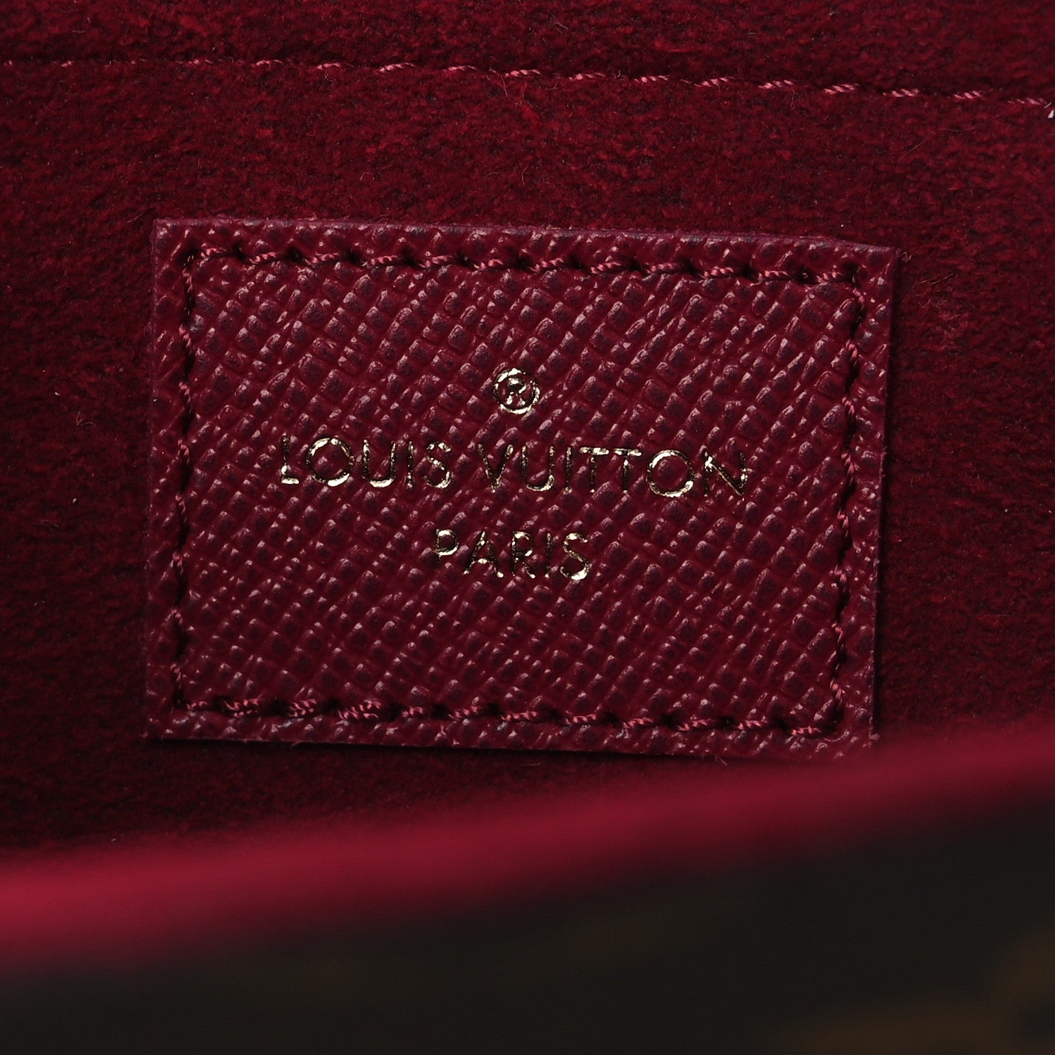 Louis Vuitton Monogram Pochette Felicie Chain Wallet Fuchsia 7 of 11