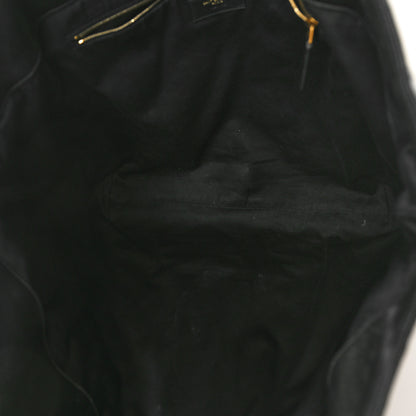 Saint Laurent Lambskin Quilted Maxi Icare Shopping Tote Black 6 of 12
