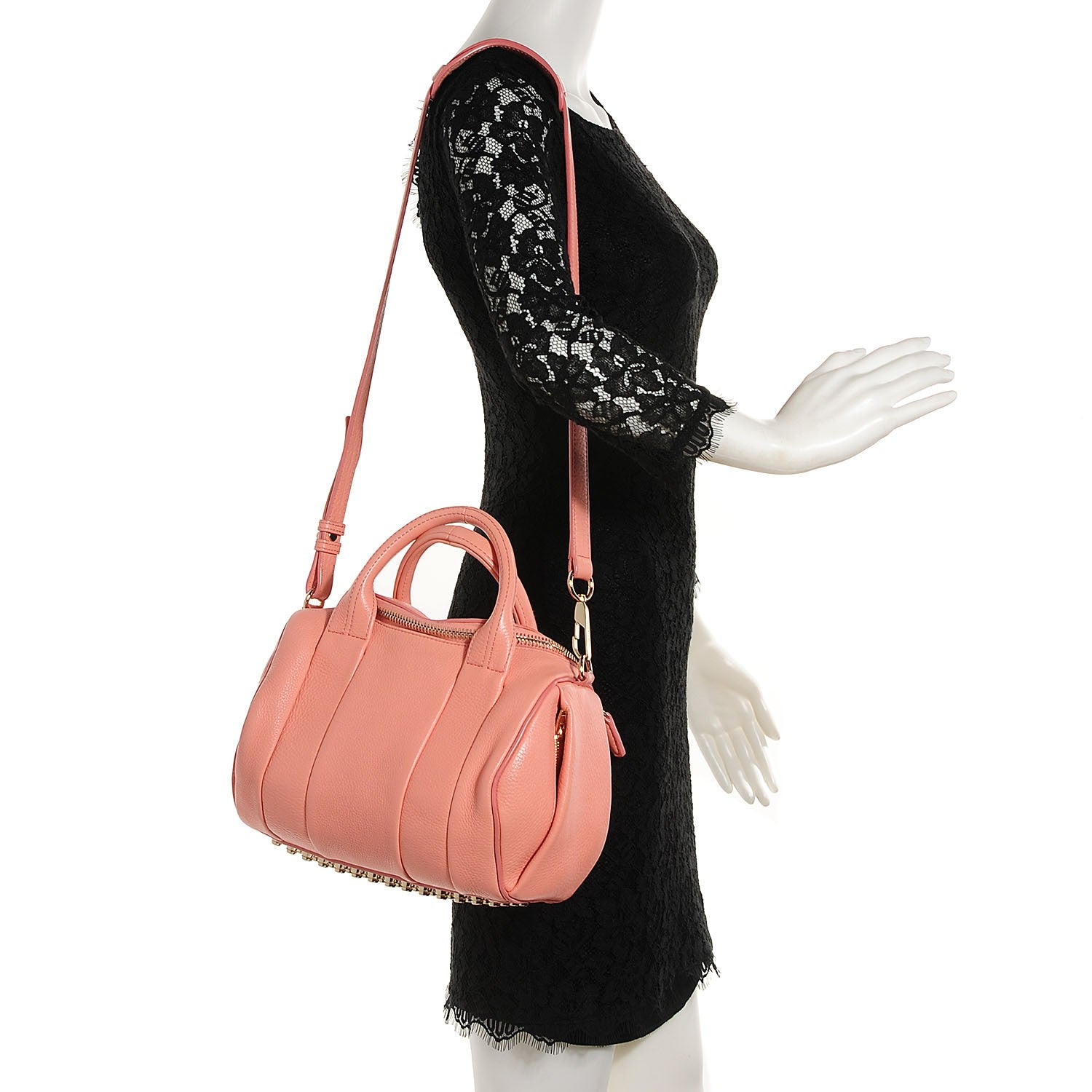 Alexander Wang Pebbled Lambskin Rockie Nectar 2 of 10