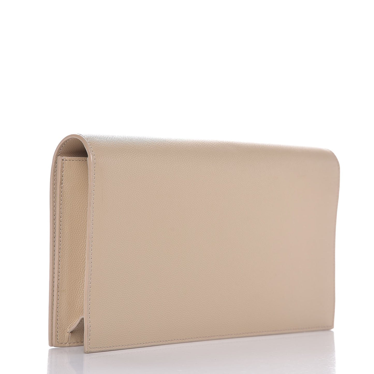 Grain De Poudre Classic Kate Monogram Clutch Nude Powder