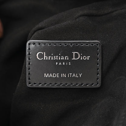 Christian Dior Calfskin Macrocannage Mini Dior Caro Tulip Bag Black 6 of 11