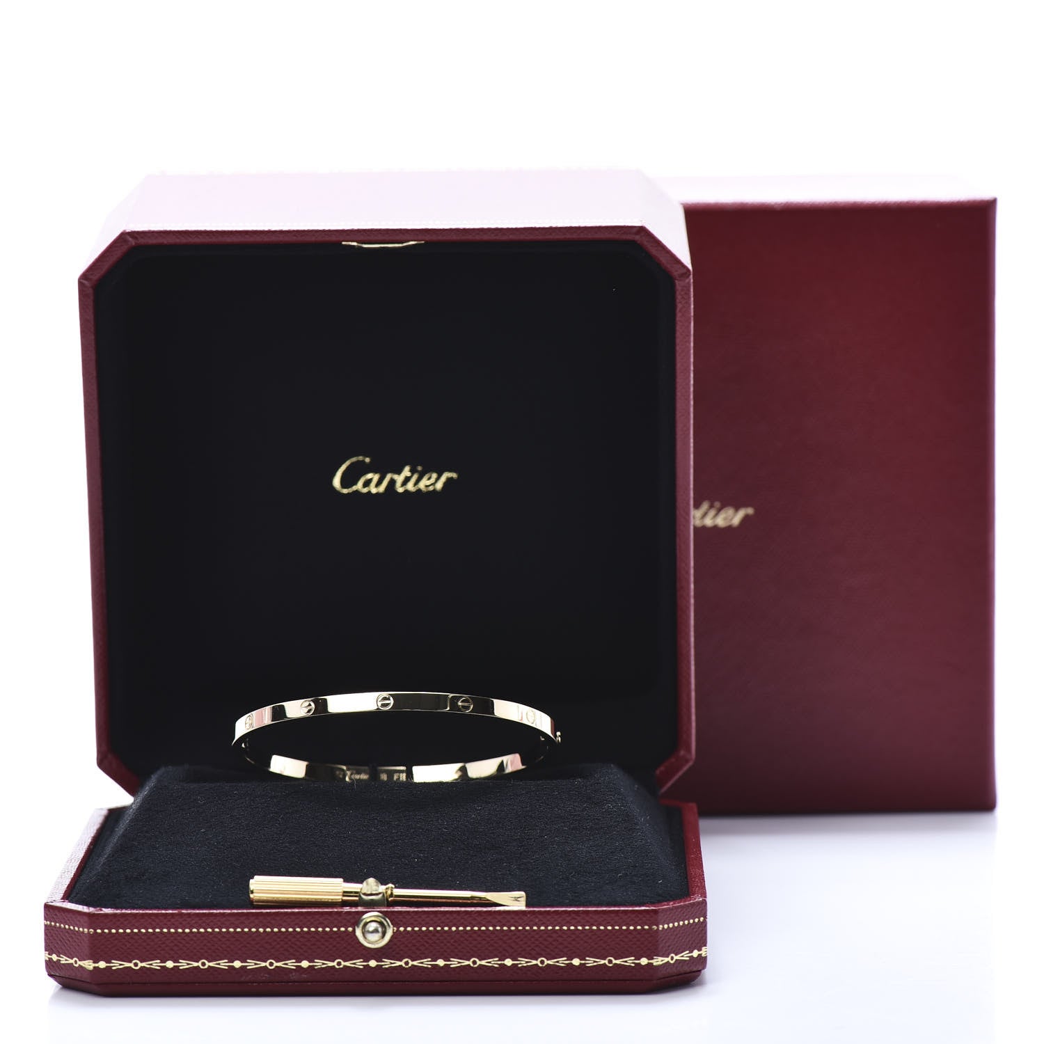 Cartier 18K Yellow Gold Small LOVE Bracelet 18 5 of 5