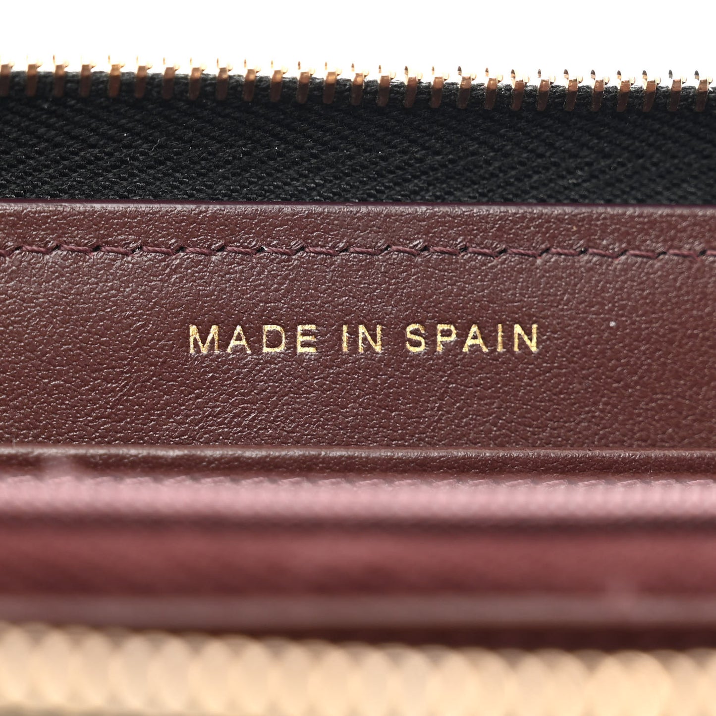 Caviar Quilted Large Gusset Zip Around Wallet Black