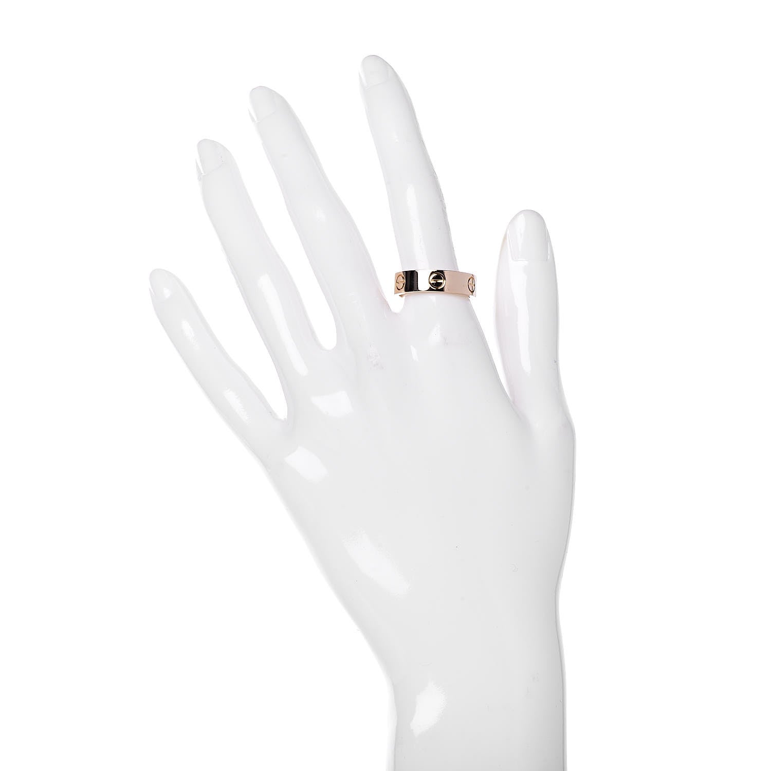 Cartier 18K Pink Gold 5.5mm LOVE Ring 55 7.25 2 of 4