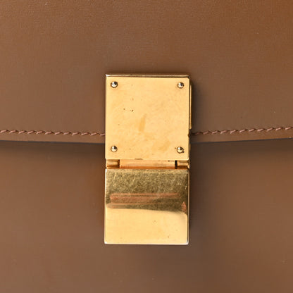 Celine Box Calfskin Medium Classic Box Flap Bag Camel 8 of 10
