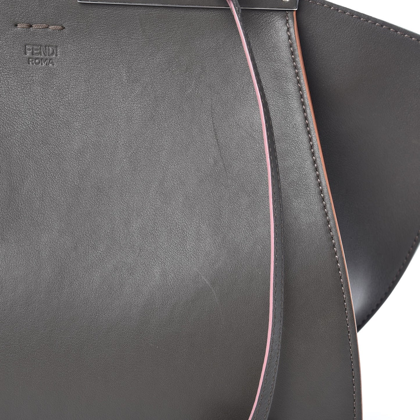 Vitello Dolce Century Petite 3Jours Tote Carbone