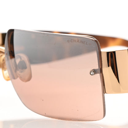 Chanel Tortoise Crystal CC Logo Sunglasses 4095-B 8 of 8