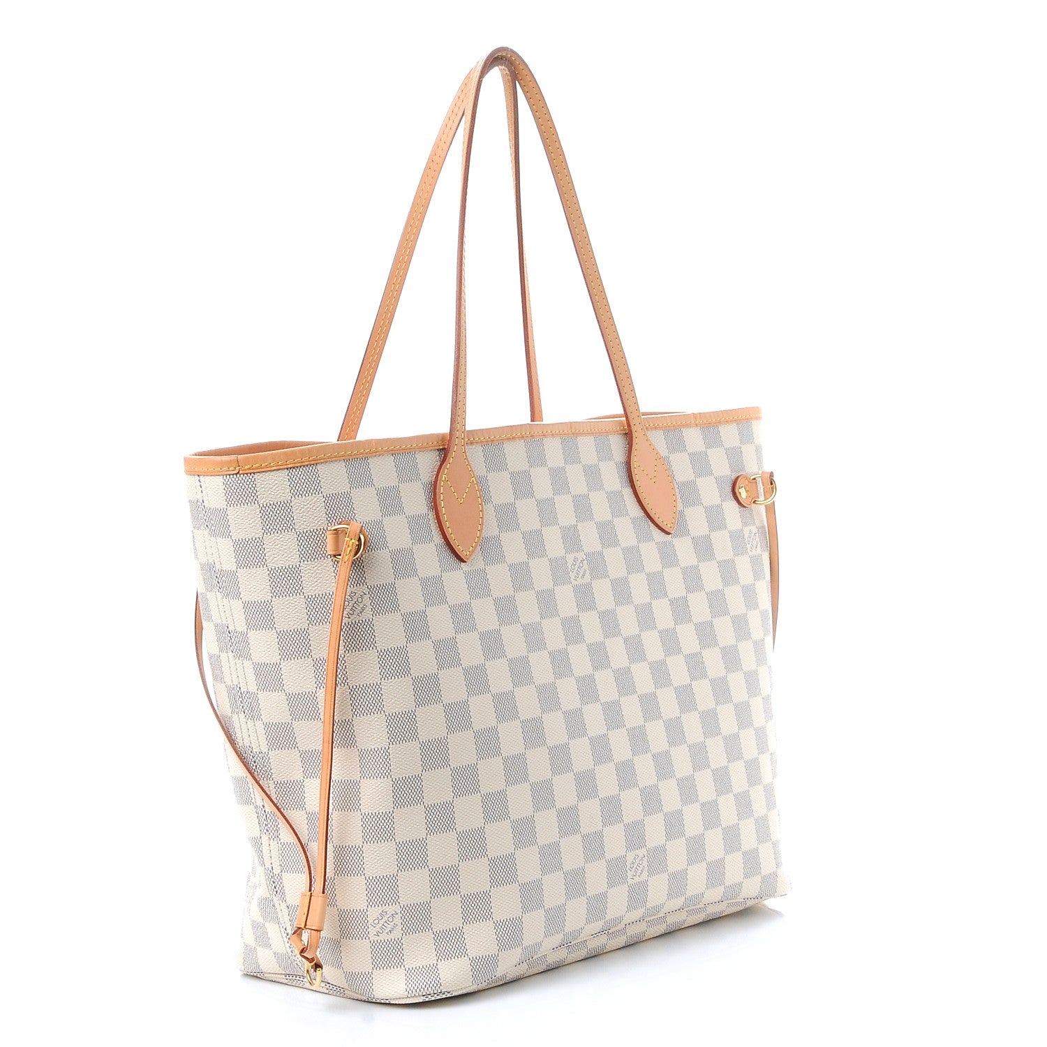 Louis Vuitton Damier Azur Neo Neverfull MM Rose Ballerine 4 of 17