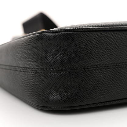 Prada Saffiano Lux Re-Edition 2005 Shoulder Bag Black 10 of 13