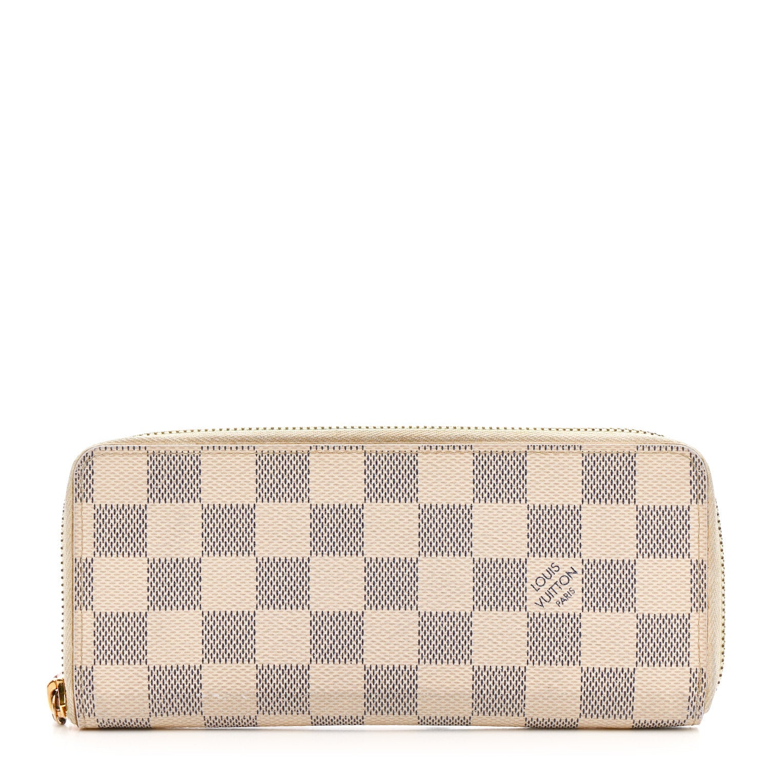 Louis Vuitton Damier Azur Clemence Wallet Rose Ballerine 1 of 13