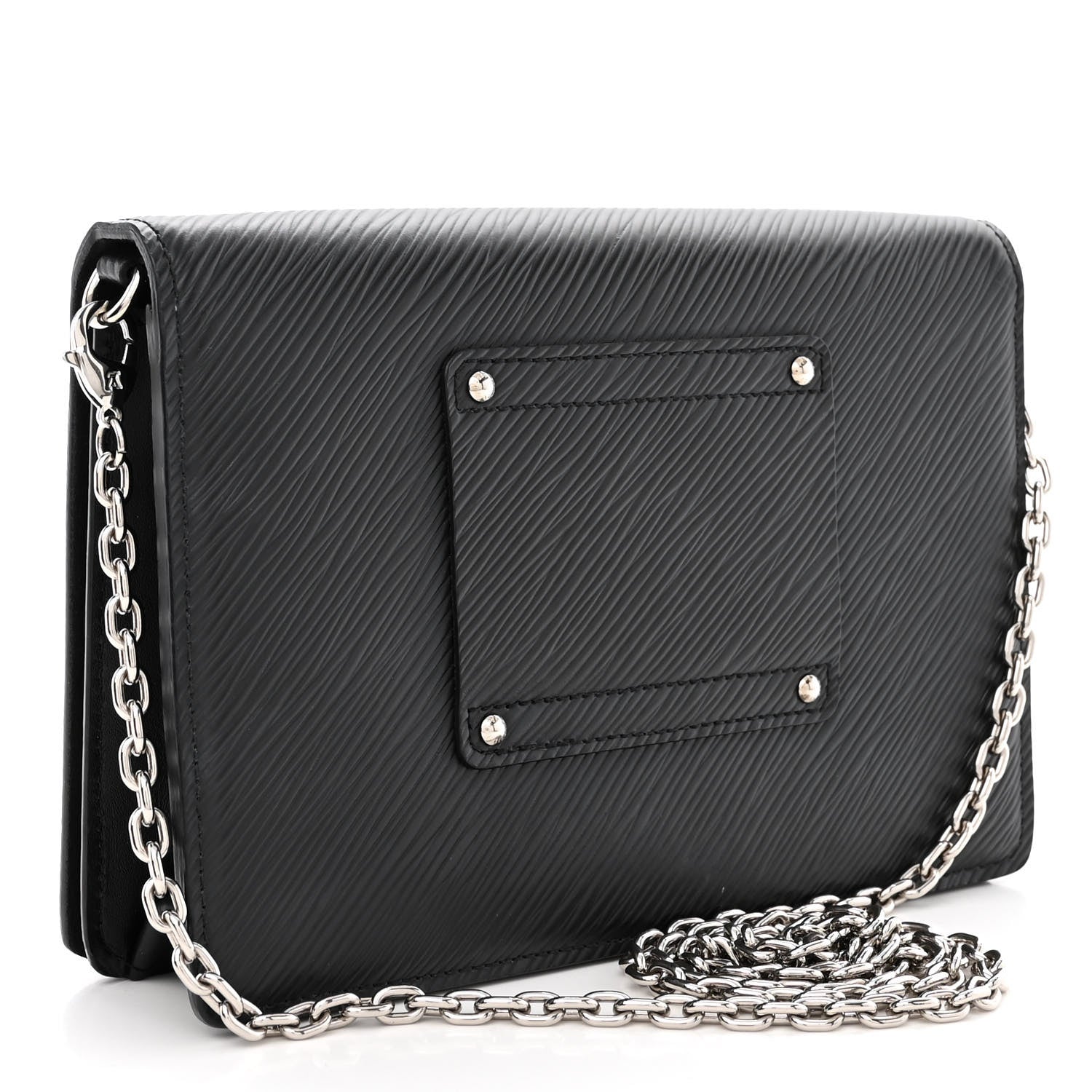 Louis Vuitton Epi Twist Belt Chain Wallet Black 3 of 10