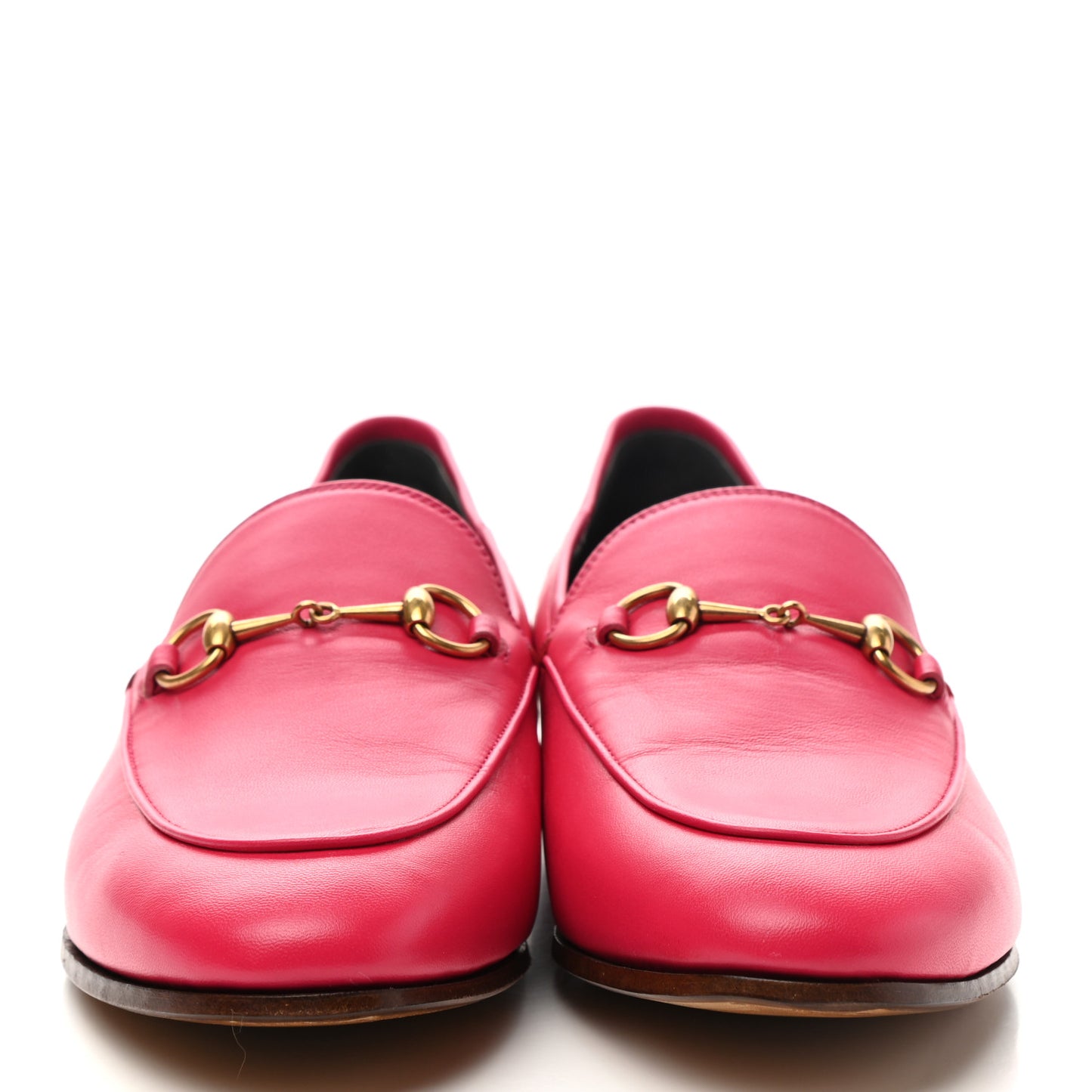 Lambskin Womens Brixton Horsebit Loafers 40 Hot Pink