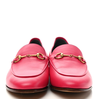 Gucci Lambskin Womens Brixton Horsebit Loafers 40 Hot Pink 2 of 9