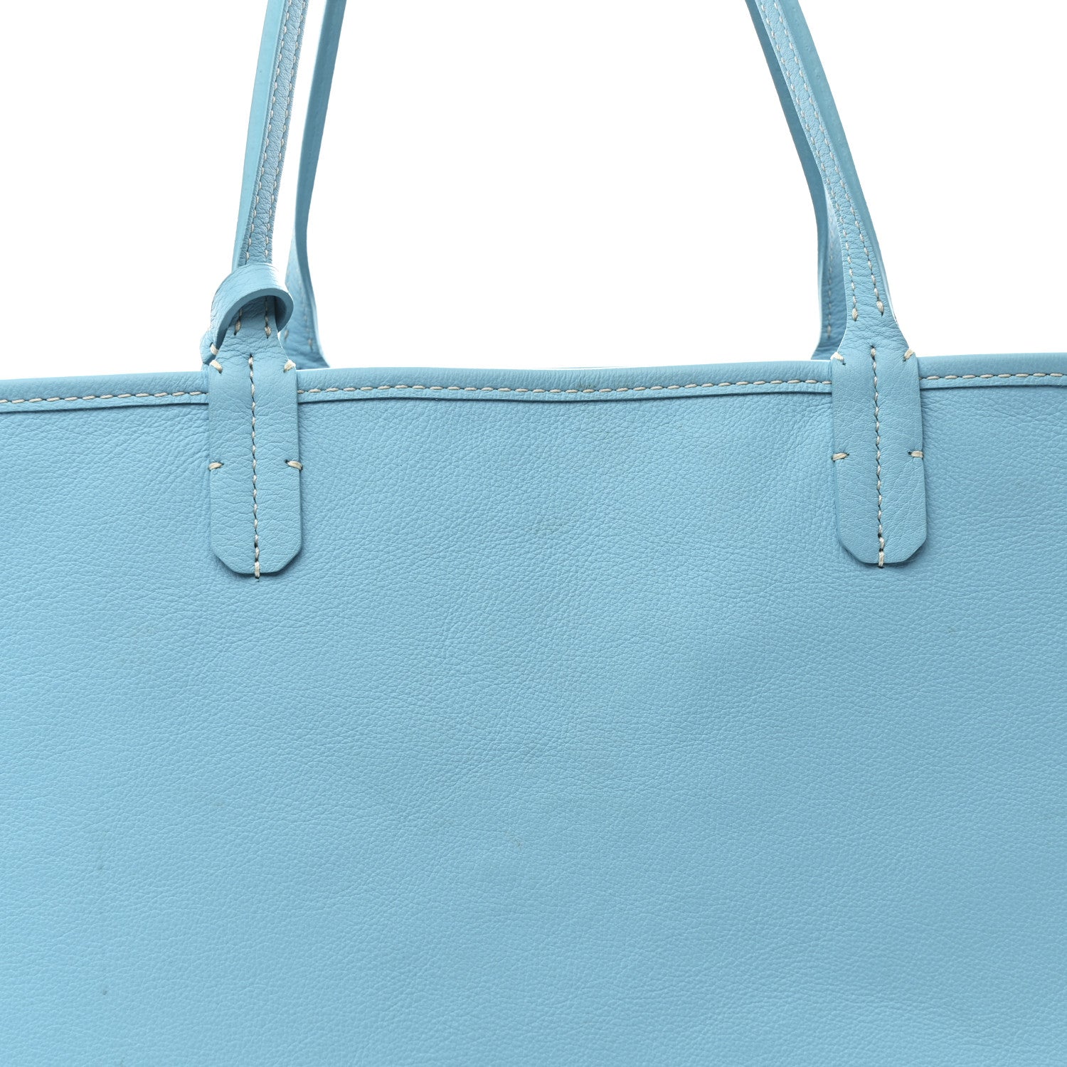 Goyard Goyardine Embroidered Flamingo Reversible Anjou PM Sky Blue 14 of 19