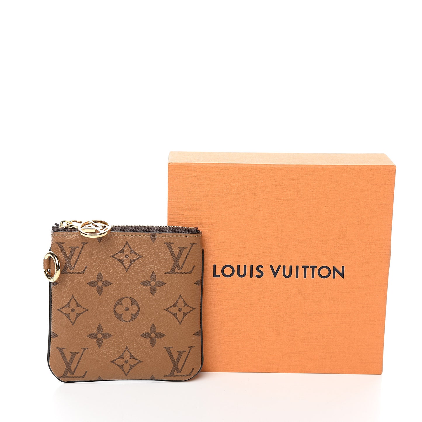 Reverse Monogram Trio Square Pouch