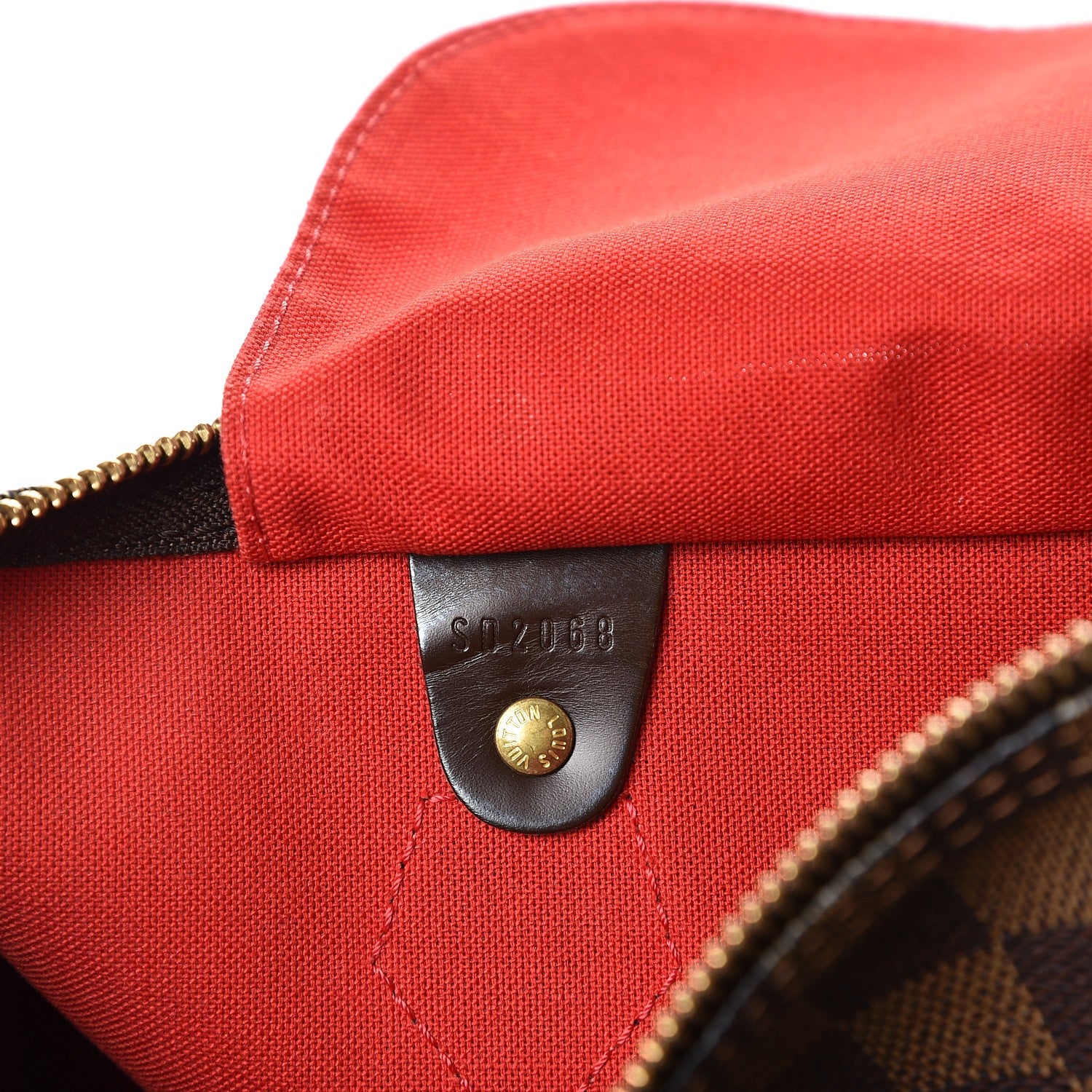 Louis Vuitton Damier Ebene Speedy 35 6 of 12