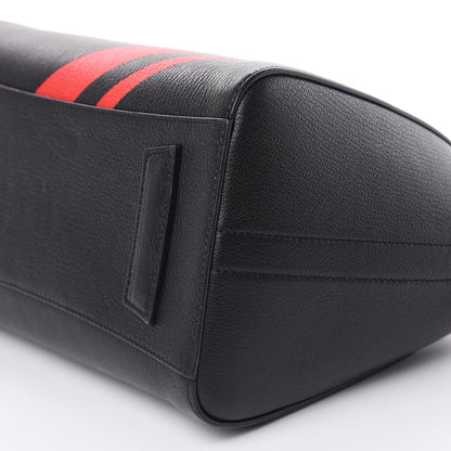 Givenchy Sugar Goatskin Striped Small Antigona Black Red 7 of 14