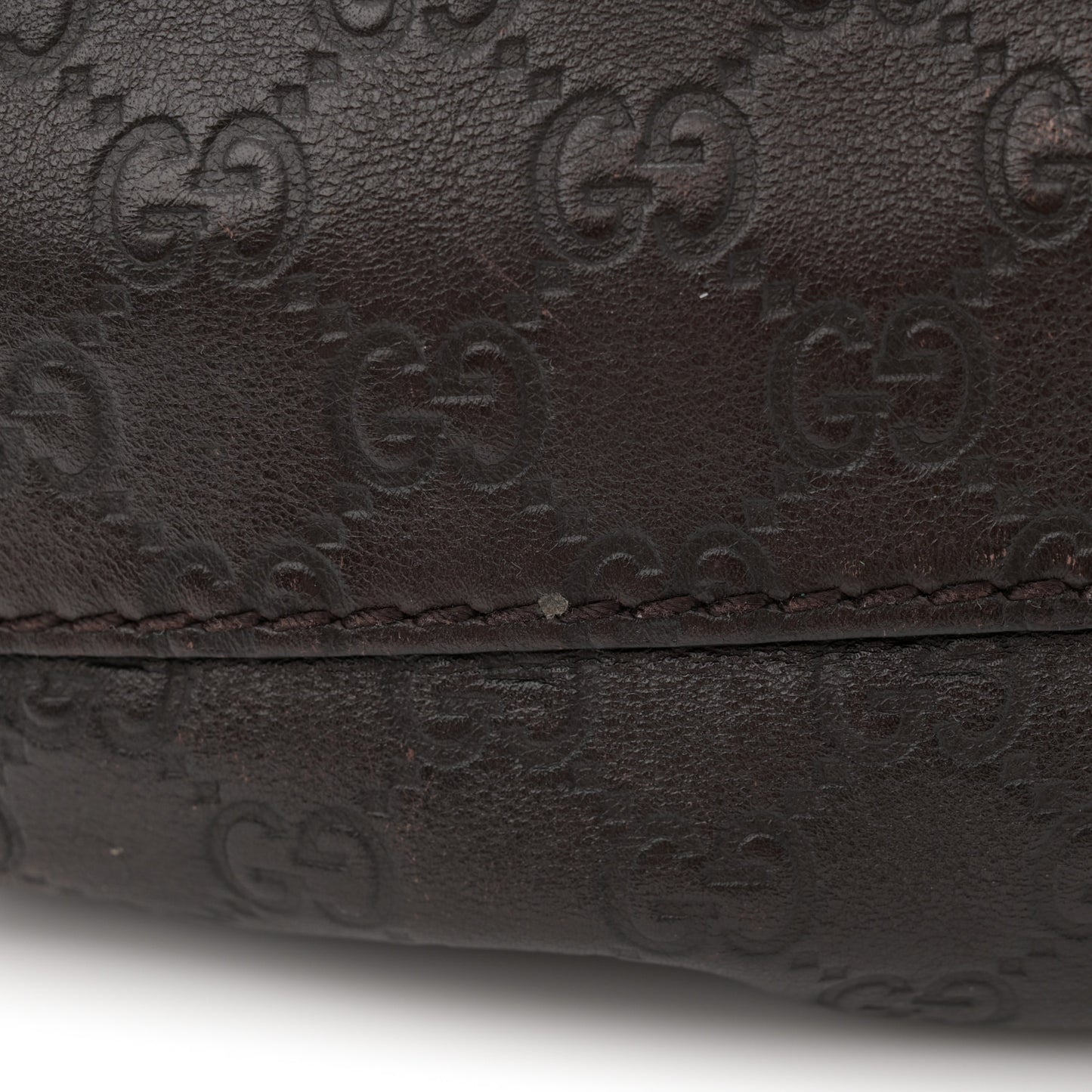 Guccissima Medium Sukey Tote Chocolate