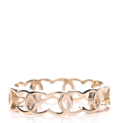 Chanel Metal CC Ring 7 Gold 3 of 5