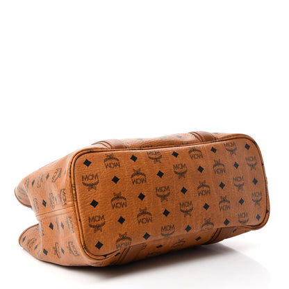MCM Visetos Shopping Tote Cognac 4 of 11