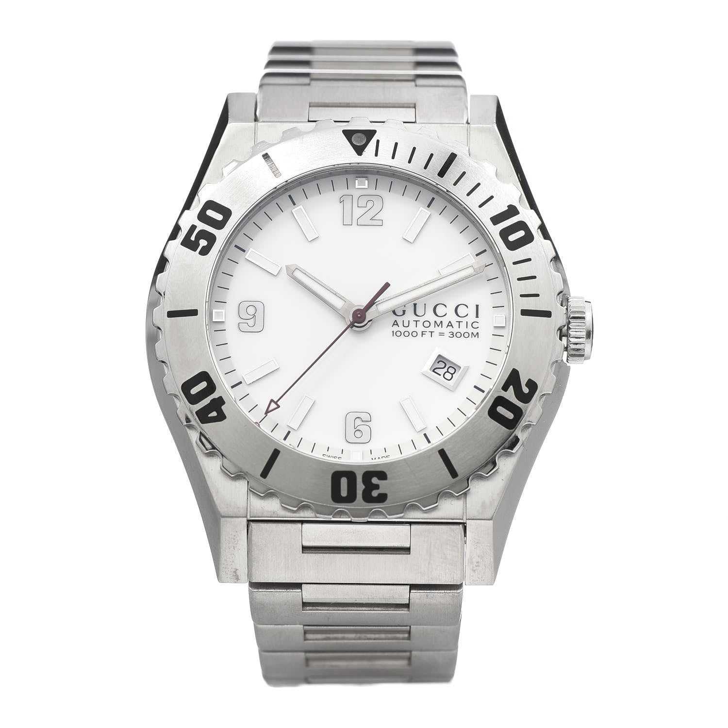Gucci Stainless Steel 44mm Pantheon Automatic Watch 1 of 6