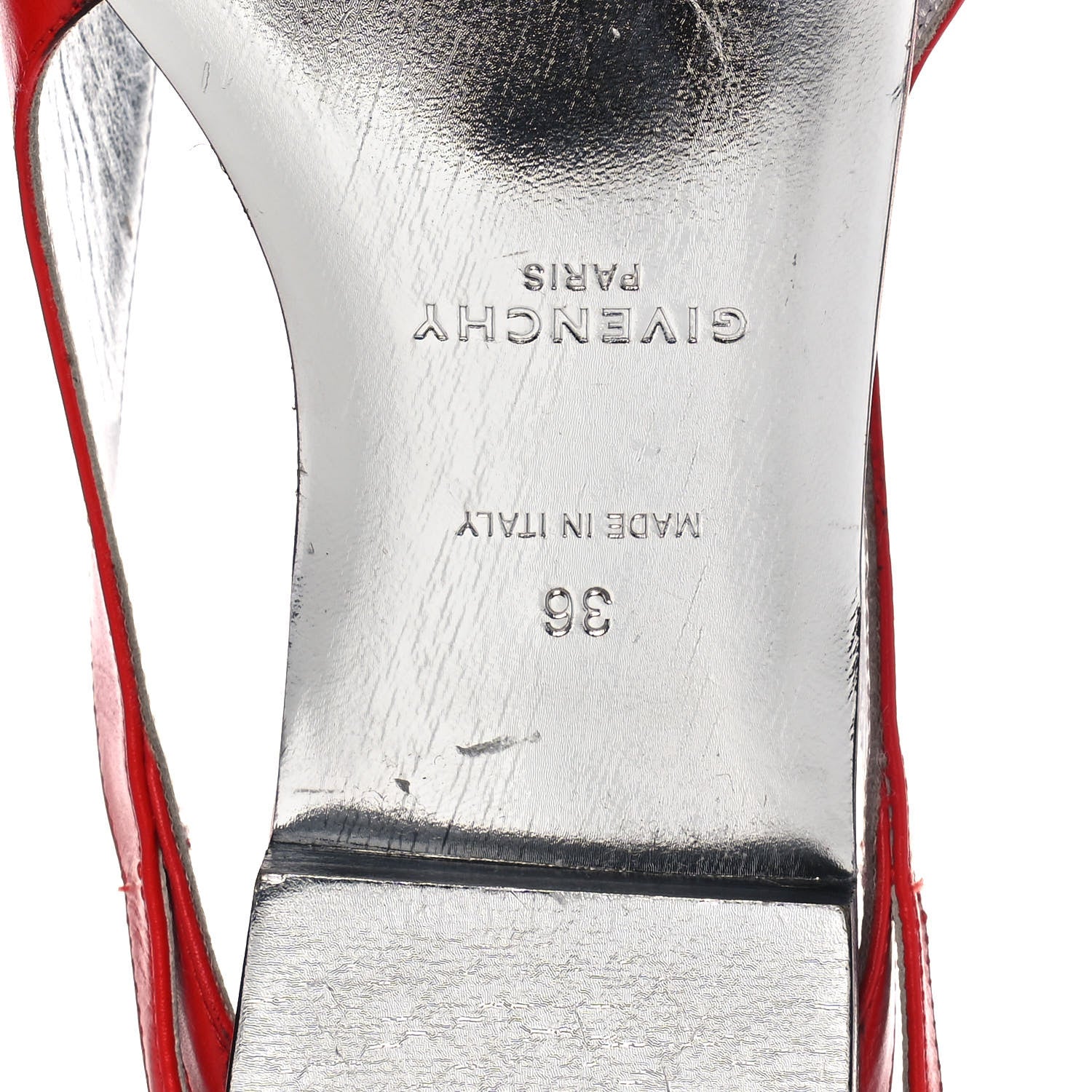 Givenchy Calfskin Winged Mules 36 Red 8 of 10