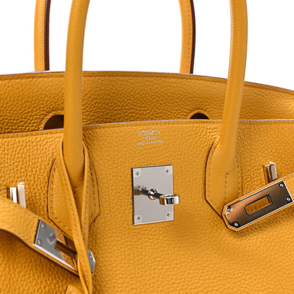 Hermes Togo BIRKIN 30 Jaune Ambre 6 of 10