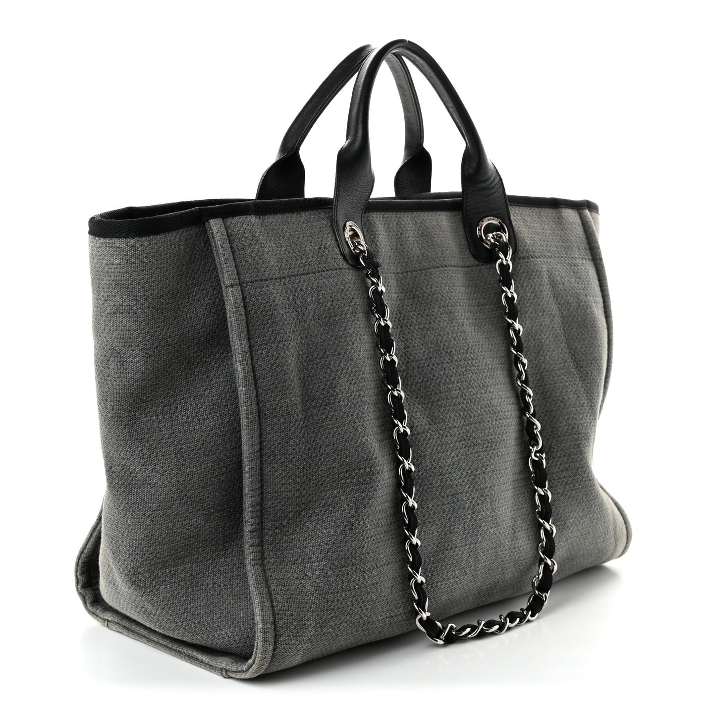 Canvas Medium Deauville Tote Grey