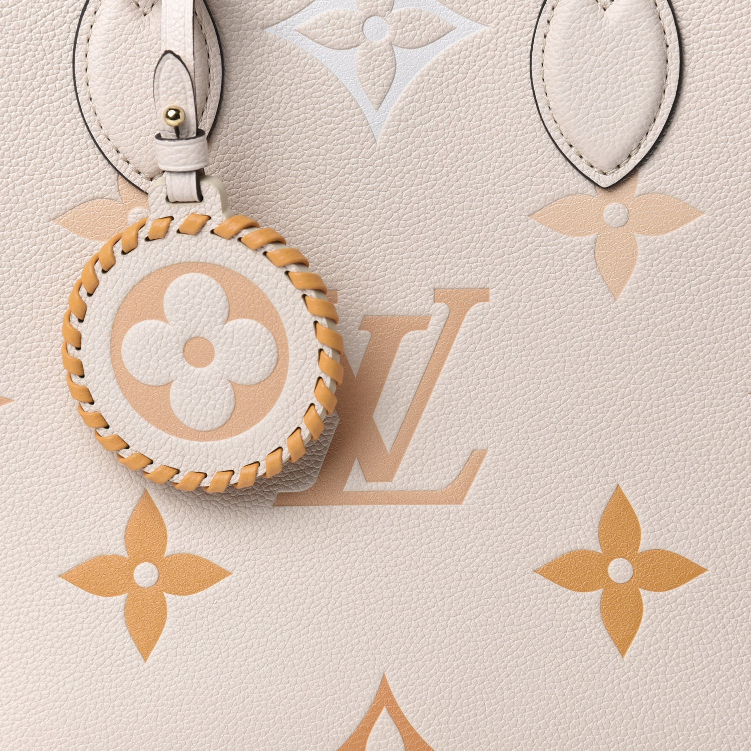 Louis Vuitton Empreinte Monogram Giant By The Pool Onthego MM Cream Saffron 11 of 11