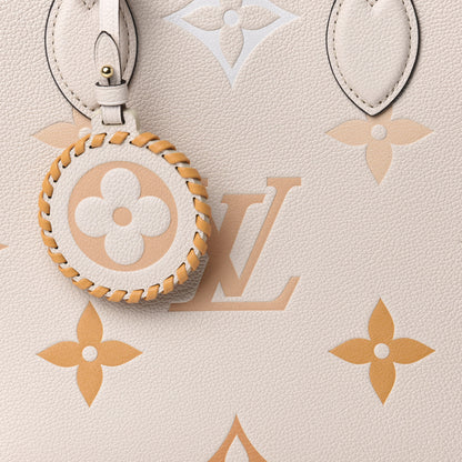 Louis Vuitton Empreinte Monogram Giant By The Pool Onthego MM Cream Saffron 11 of 11