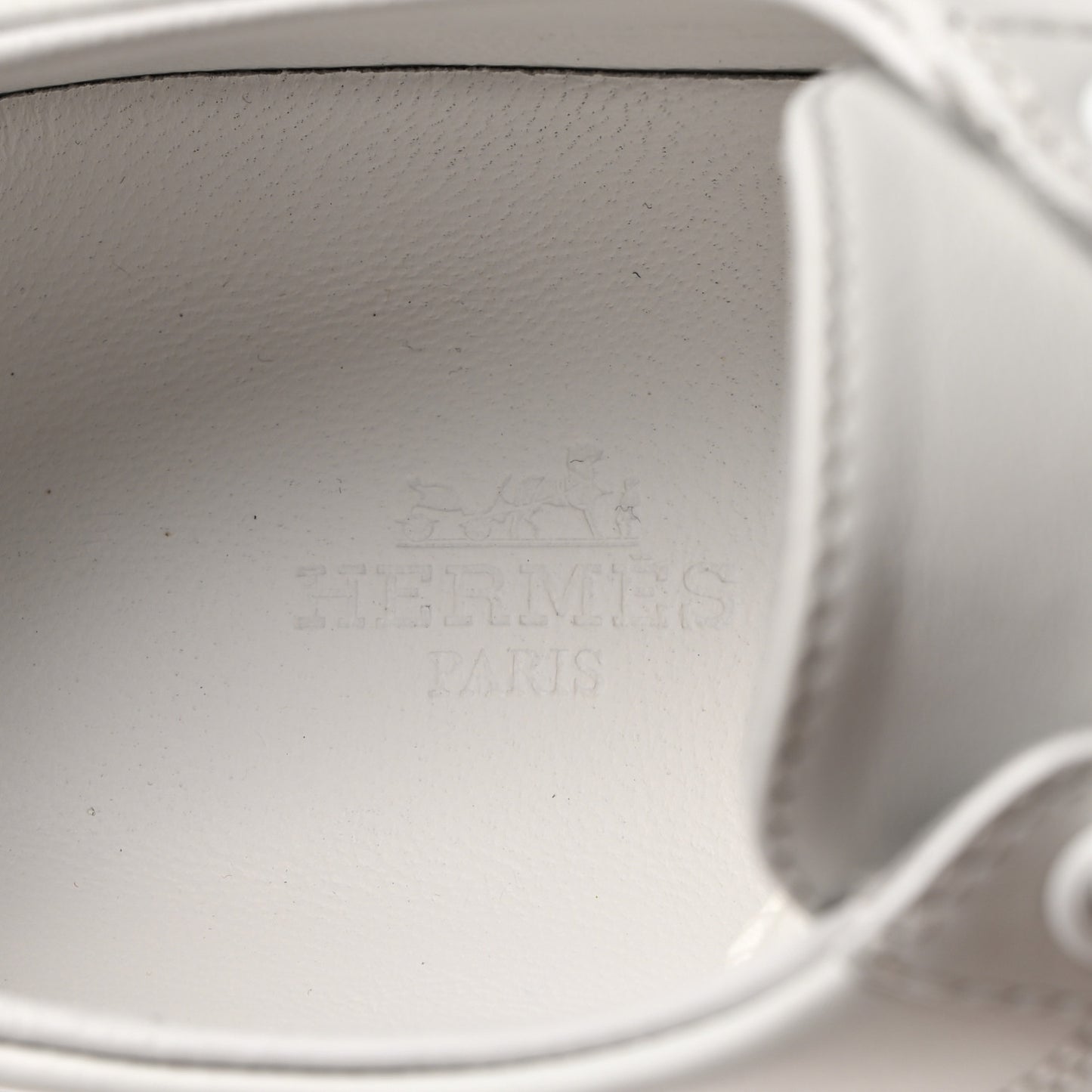 Calfskin Deep Sneakers 37 White Naturel
