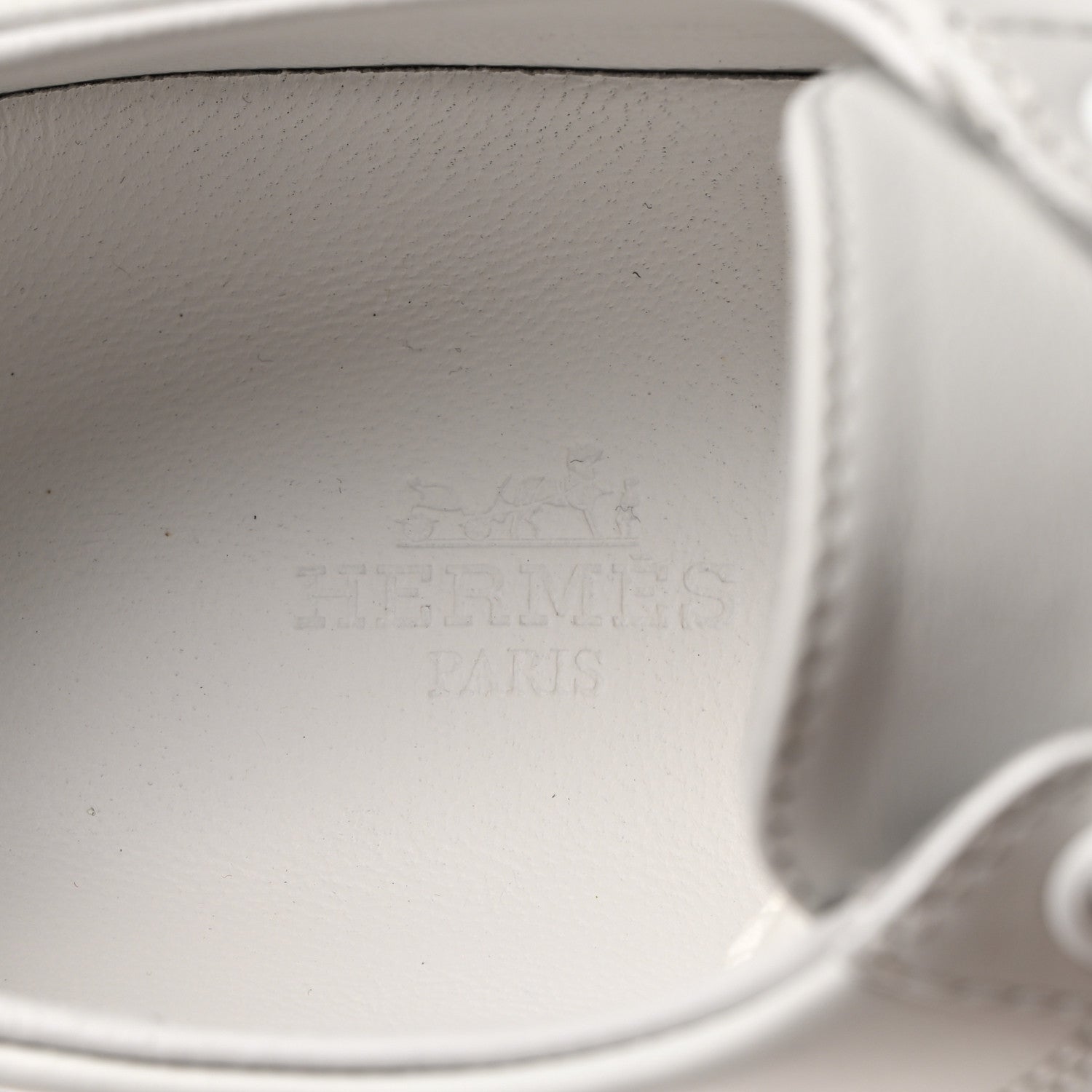 Hermes Calfskin Deep Sneakers 37 White Naturel 6 of 10