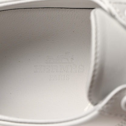 Hermes Calfskin Deep Sneakers 37 White Naturel 6 of 10