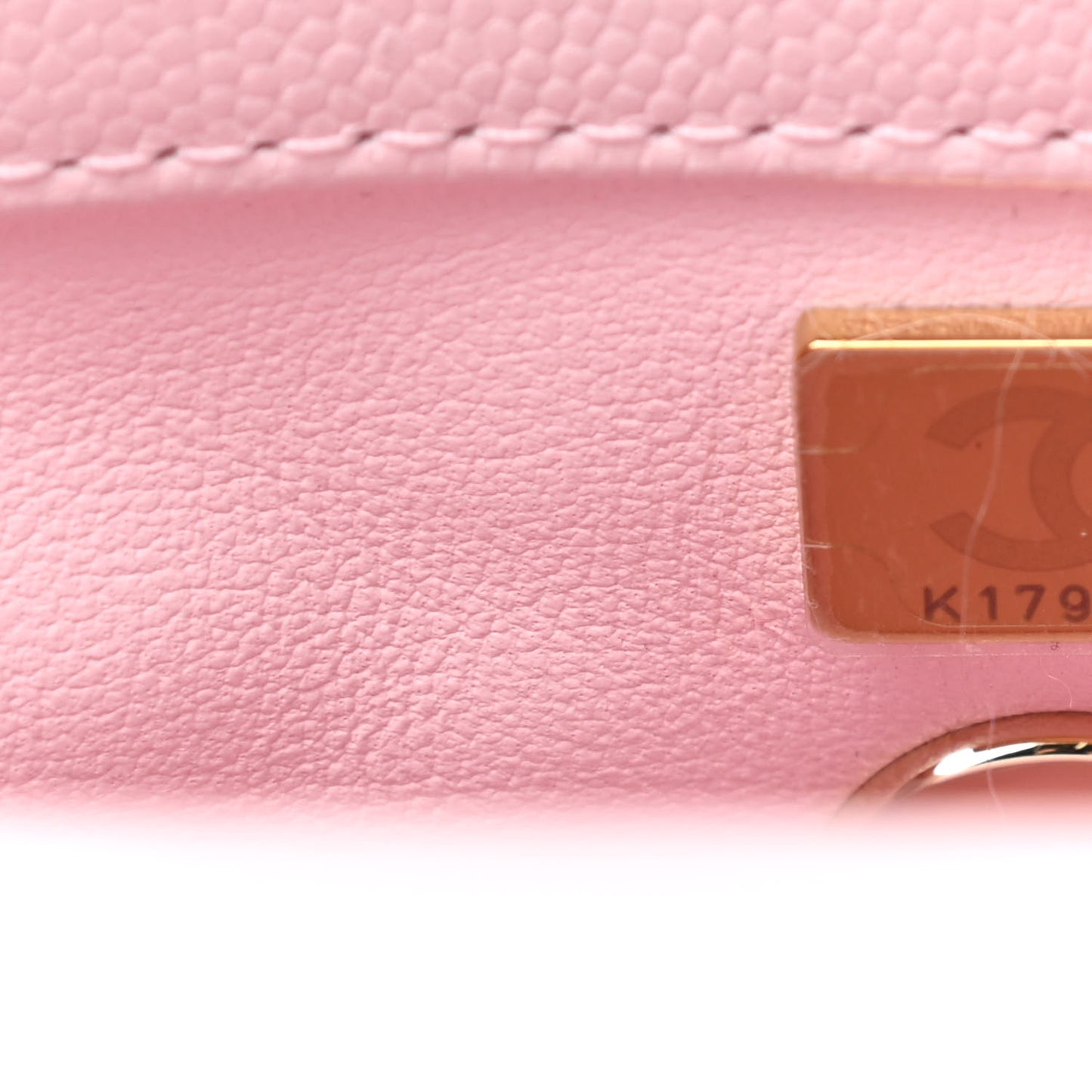 Caviar Quilted Mini Coco Handle Flap Light Pink