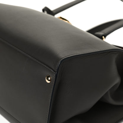 Salvatore Ferragamo Calfskin Mara Shoulder Bag Black 8 of 14