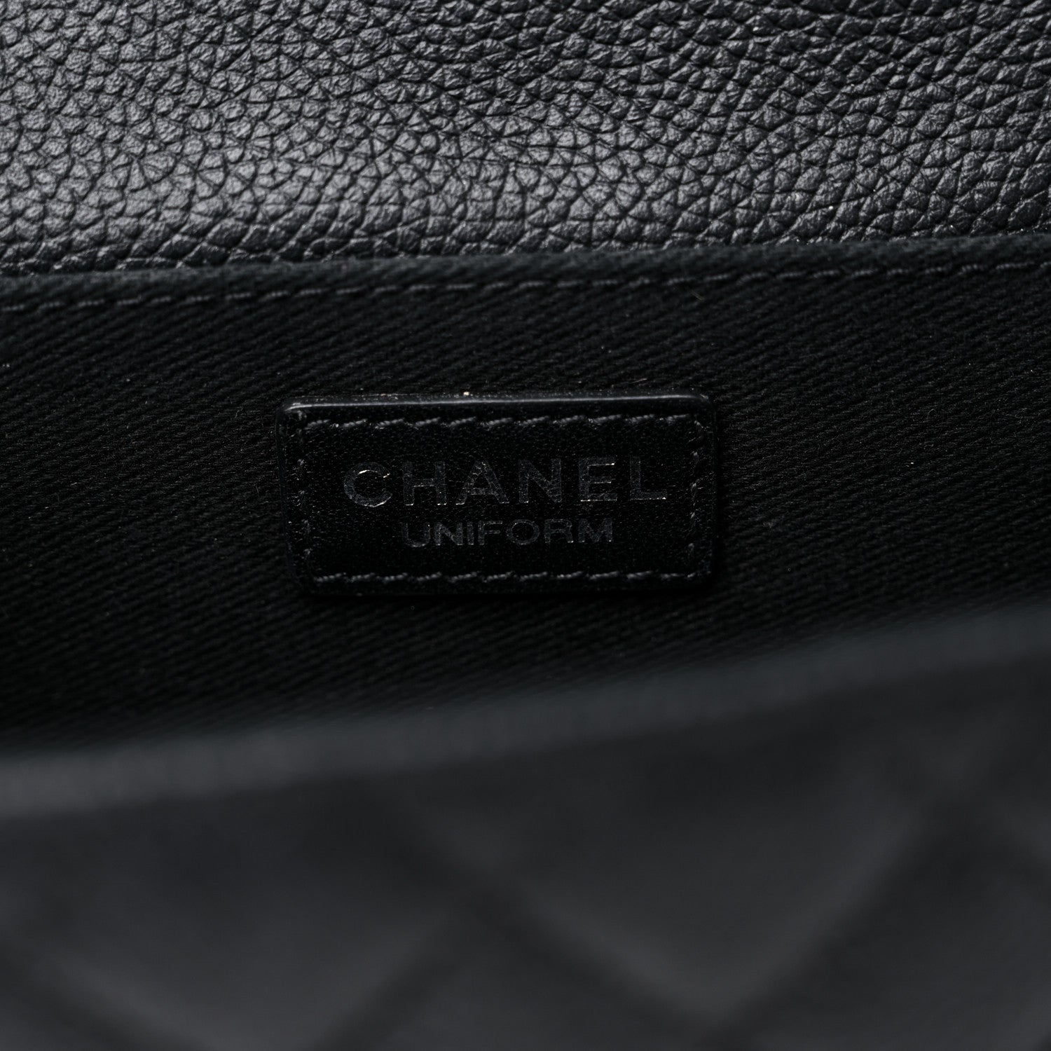 Chanel Grained Calfskin Quilted 2.55 Reissue Flap Belt Bag Clutch Black 6 of 11