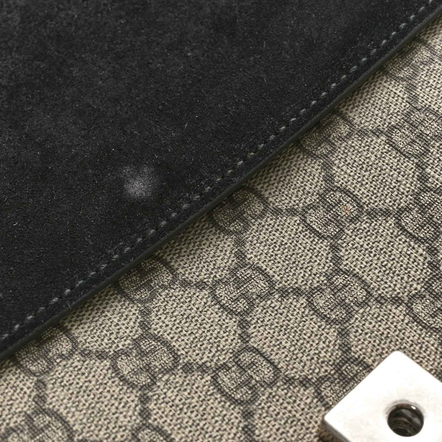 Gucci GG Supreme Monogram Medium Dionysus Shoulder Bag Black 10 of 14