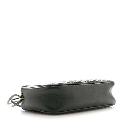 Saint Laurent Lambskin Quilted Victoire Camera Bag New Vert Fonce 4 of 11