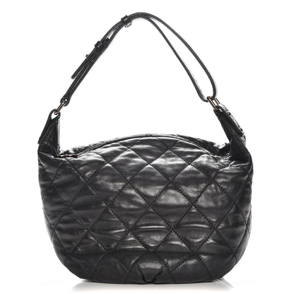Chanel Lambskin Cloudy Bundle Hobo Black 1 of 8