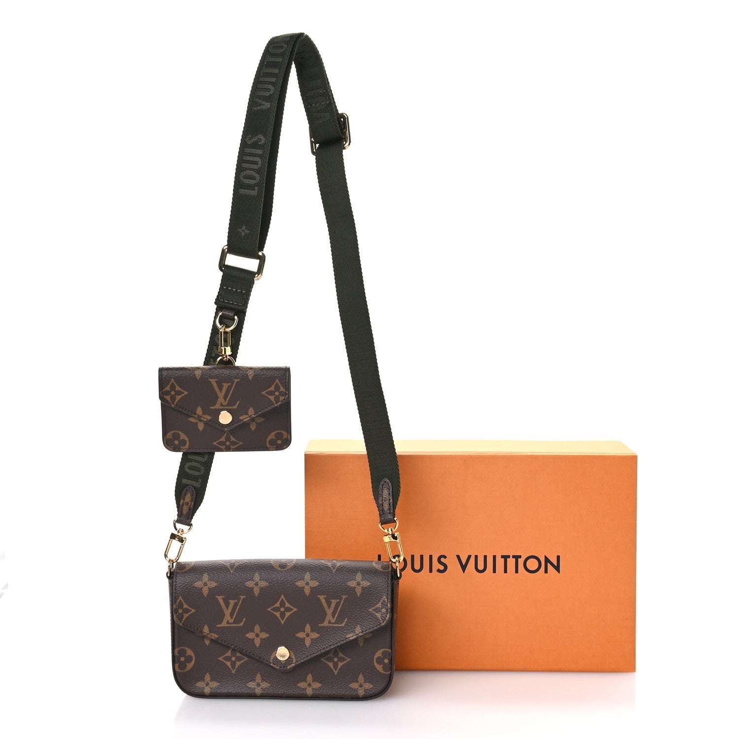 Louis Vuitton Monogram Felicie Strap & Go Kaki 10 of 11