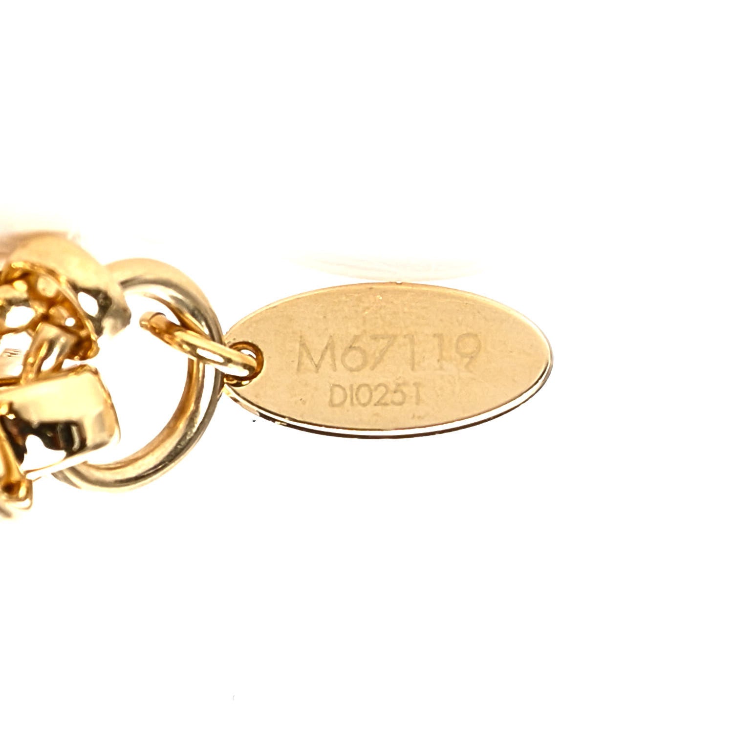 Louis Vuitton Fleur De Monogram Bag Charm Dore 4 of 4