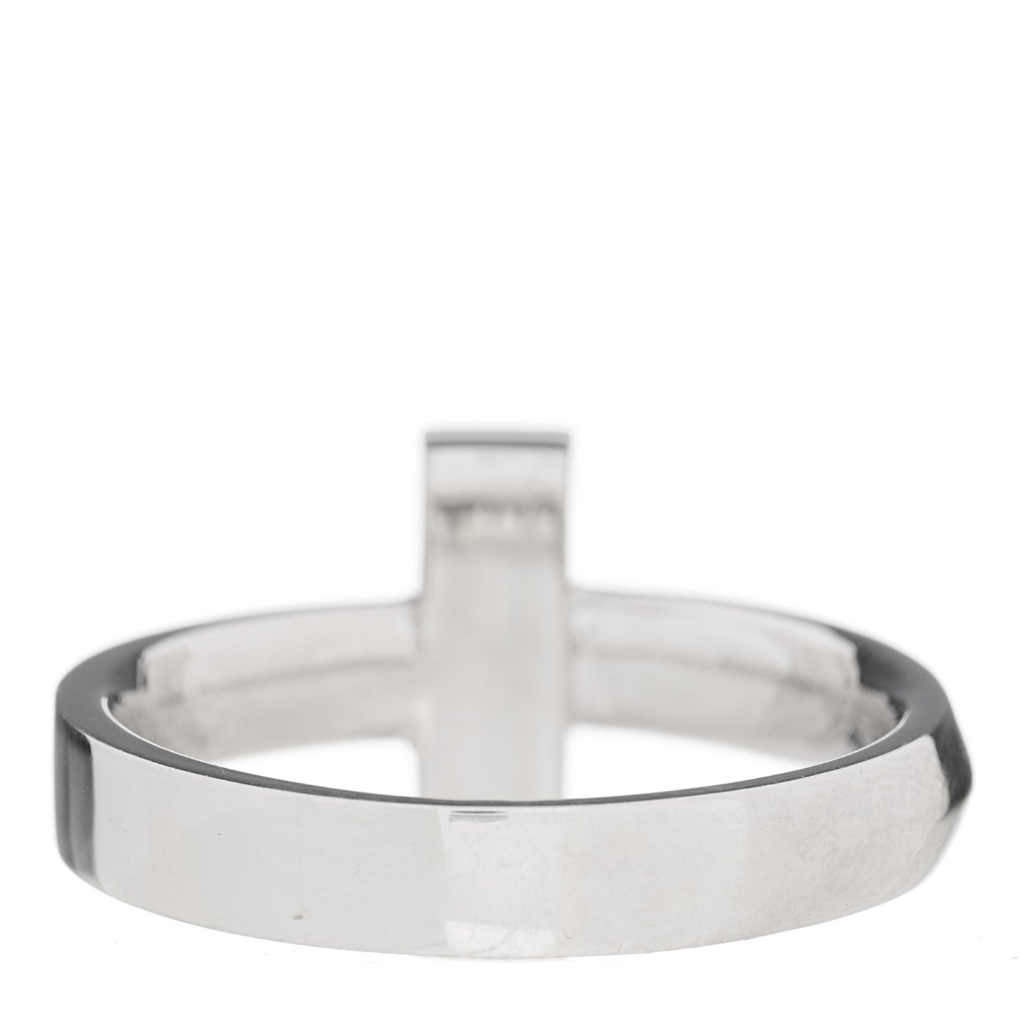 18K White Gold 4.5mm T T1 Ring 62 10
