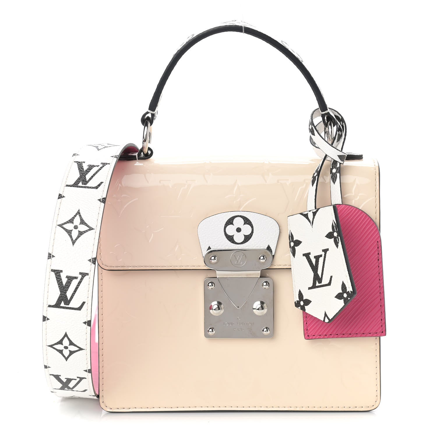 Louis Vuitton Vernis Epi Monogram Spring Street Creme 1 of 15