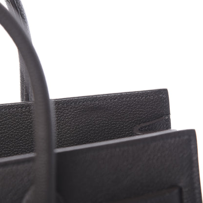Saint Laurent Grained Calfskin Baby Sac De Jour Coal 12 of 13