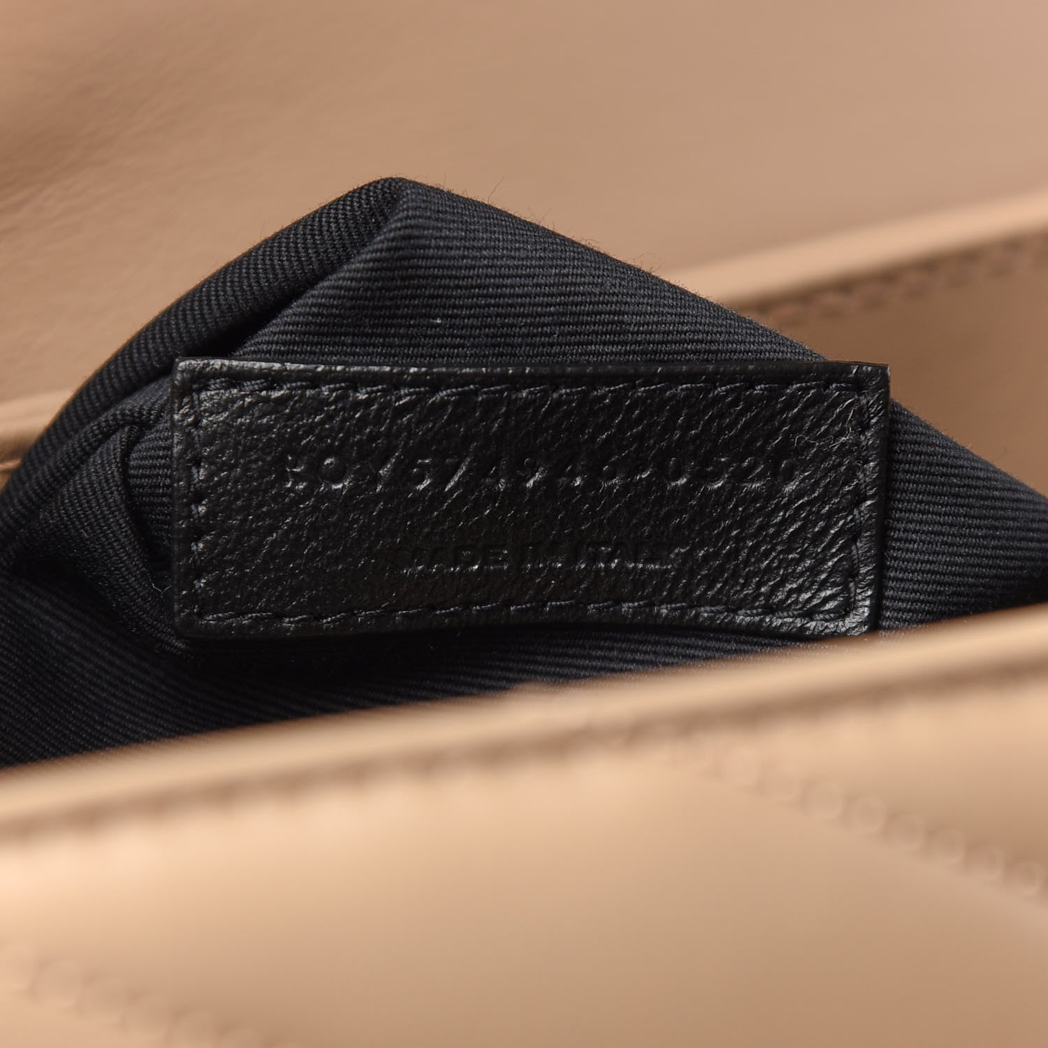 Saint Laurent Calfskin Y Quilted Monogram Medium Loulou Chain Satchel Dark Beige 7 of 9