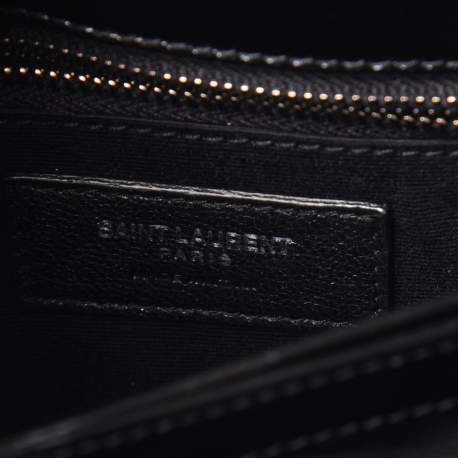 Saint Laurent Patent Y Quilted Monogram Toy Loulou Crossbody Bag Black 7 of 8