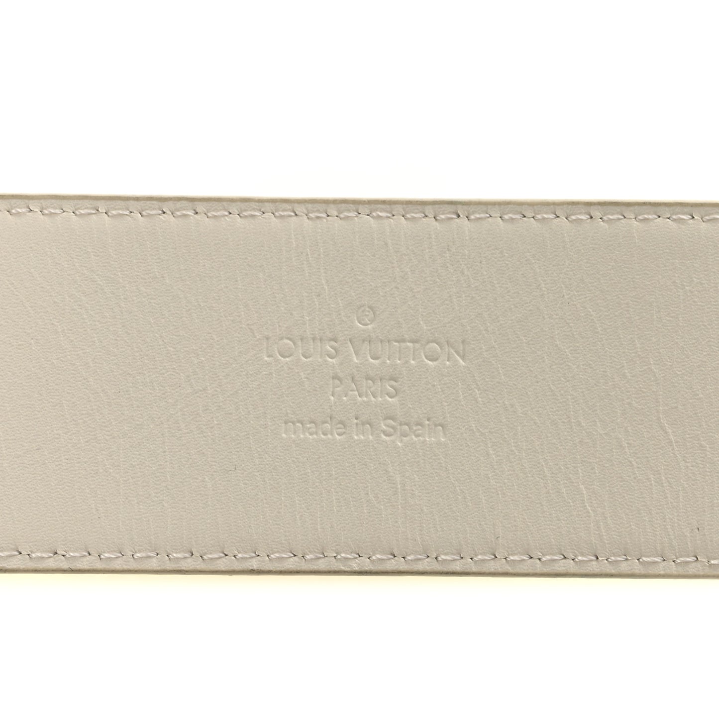 PVC Monogram 40mm LV Initiales Reversible Belt 85 34 Iridescent Prism
