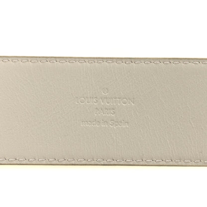Louis Vuitton PVC Monogram 40mm LV Initiales Reversible Belt 85 34 Iridescent Prism 5 of 5