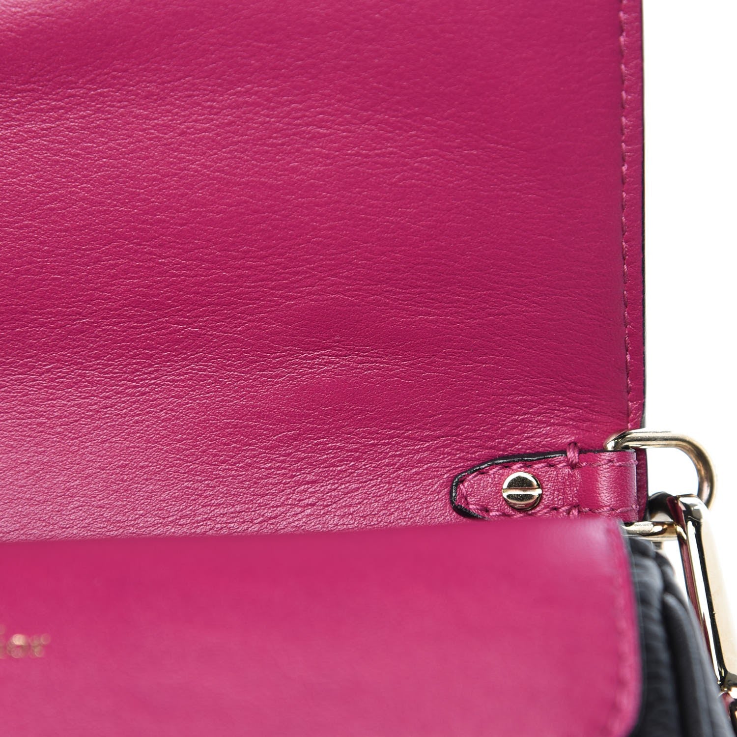 Christian Dior Bullcalf Mini Be Dior Flap Black Rose Indien 10 of 13