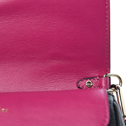 Christian Dior Bullcalf Mini Be Dior Flap Black Rose Indien 10 of 13